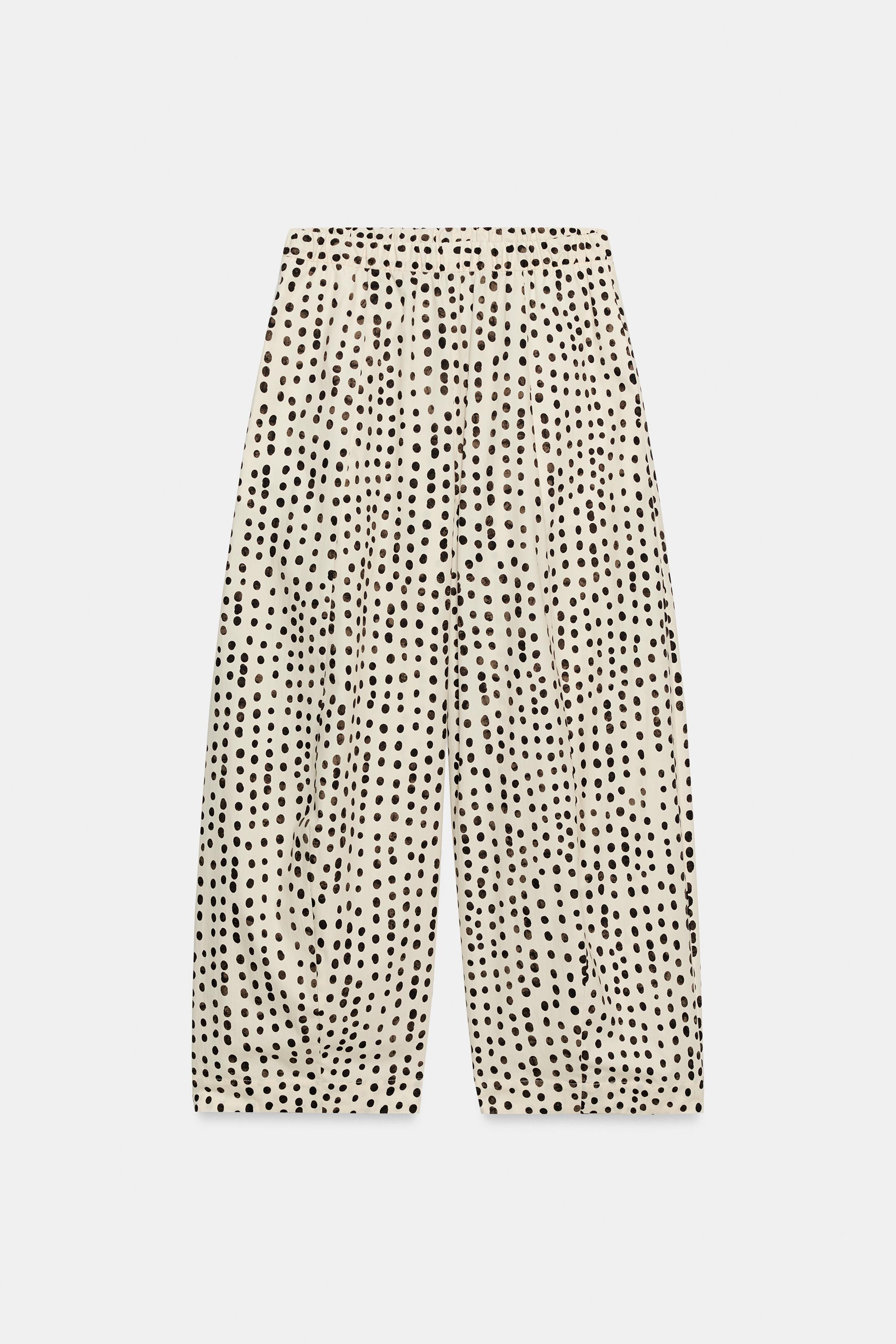 ZW COLLECTION POLKA DOT PAJAMA PANTS